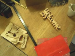 leren werken met de figuurzaagmachine